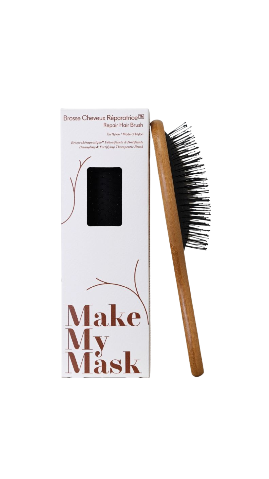 MakeMyMask szczotka terapeutyczna odbudowująca włosy, 1 szt.