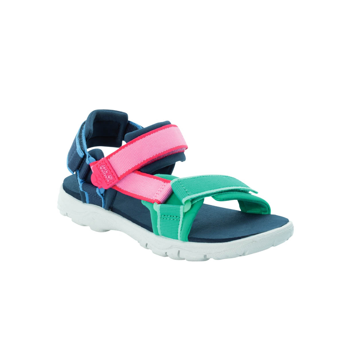 Sandały dziecięce Jack Wolfskin SEVEN SEAS 3 K blue / green - 30