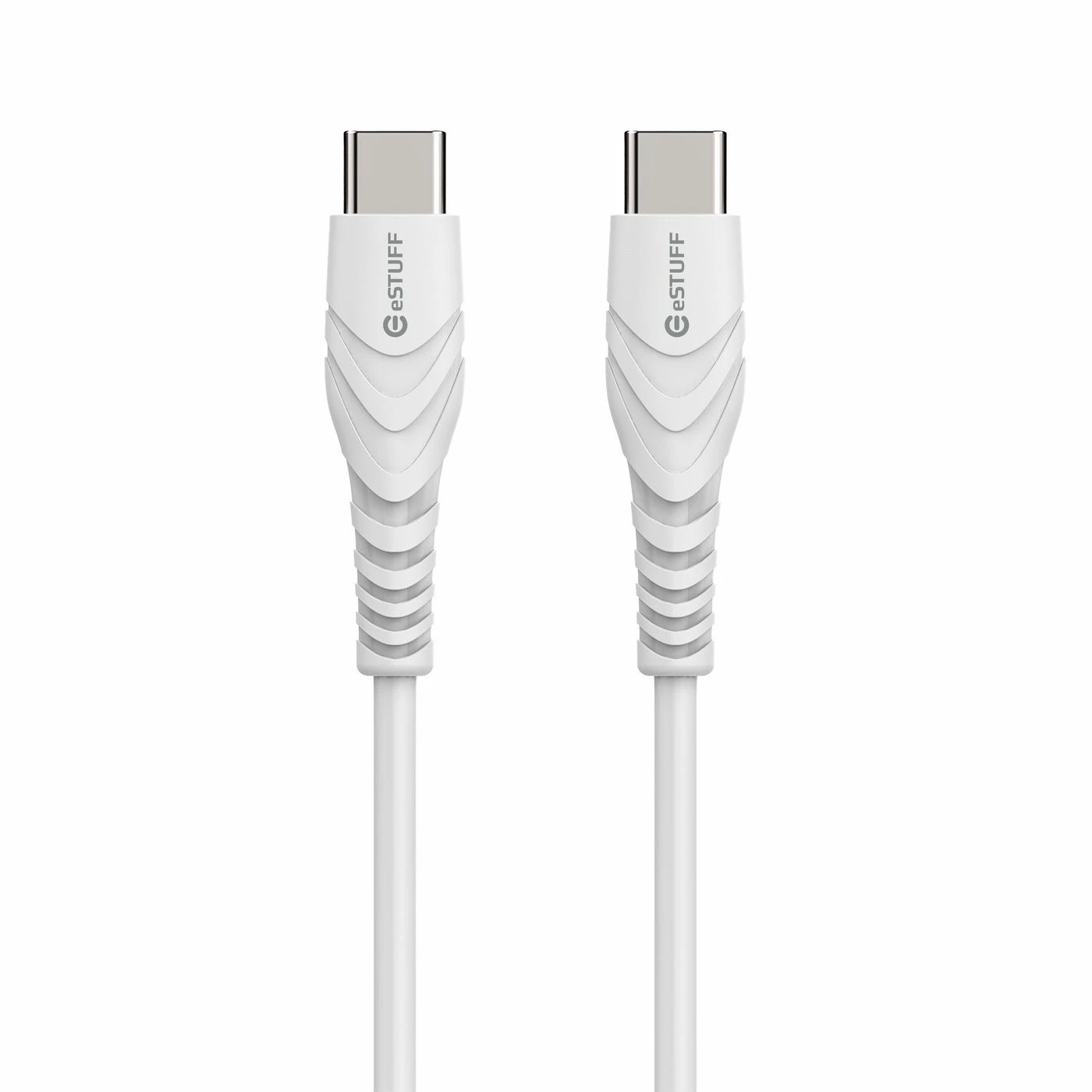eStuff Cable USB-C to USB-C 2m biały - kabel USB-C