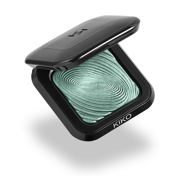 Kiko Milano New Water cień do powiek zapewniający natychmiastowy kolor do nakładania na sucho i na mokro 17 Smerald Green, 3 g
