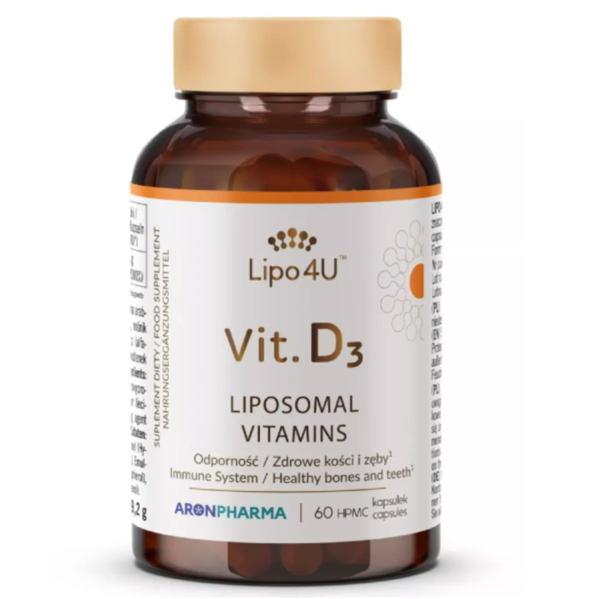 Aronpharma Liposomalna Witamina D3 suplement diety, 60 kaps./1 opak.