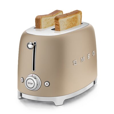 Toster SMEG TSF01CHMEU Złoty