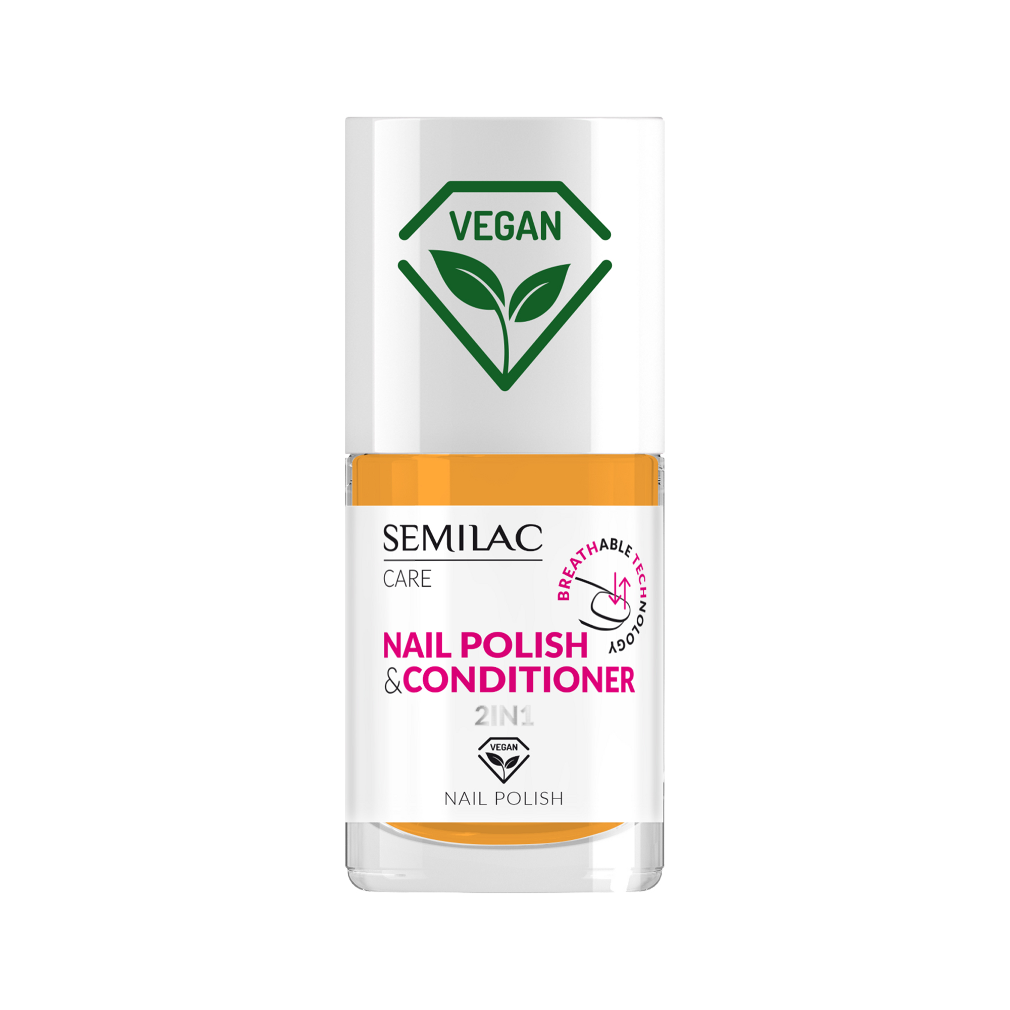 Semilac Vegan klasyczny lakier do paznokci z odżywką 014, 7 ml