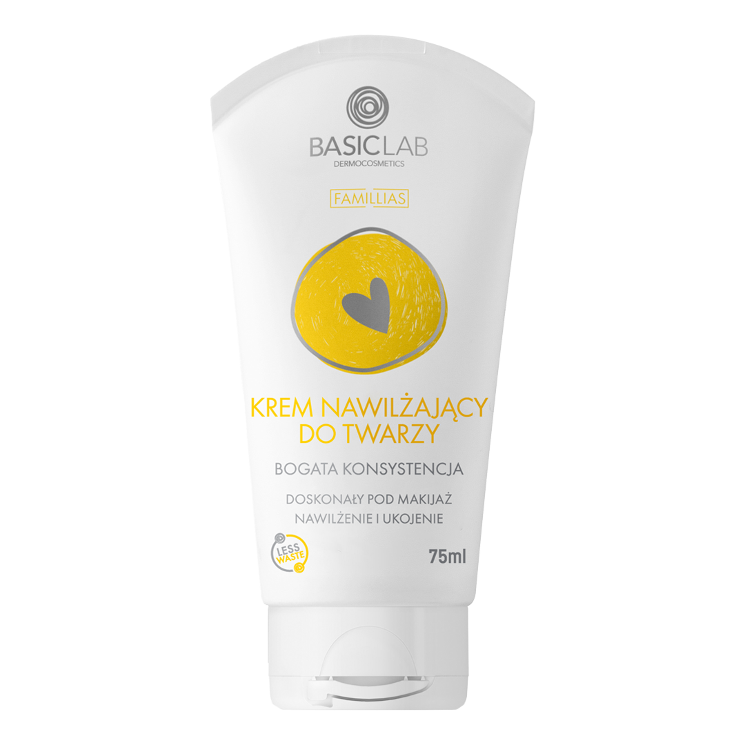 Basiclab Famillias nawilżający krem o bogatej konsystencji do twarzy, 75 ml