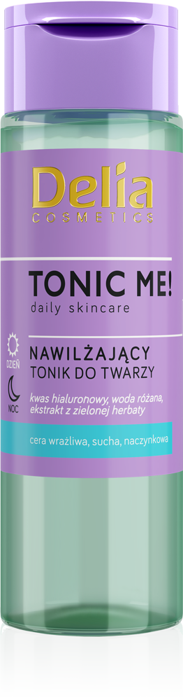 Delia Tonic Me nawilżający tonik do twarzy, 200 ml