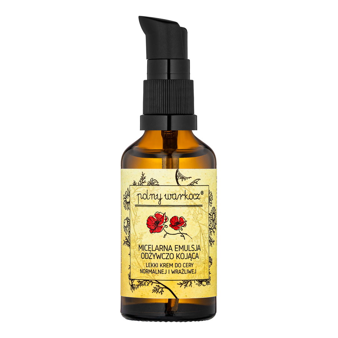 Polny Warkocz lekki krem micelarny odżywczo kojący do cery normalnej i wrażliwej, 50 ml