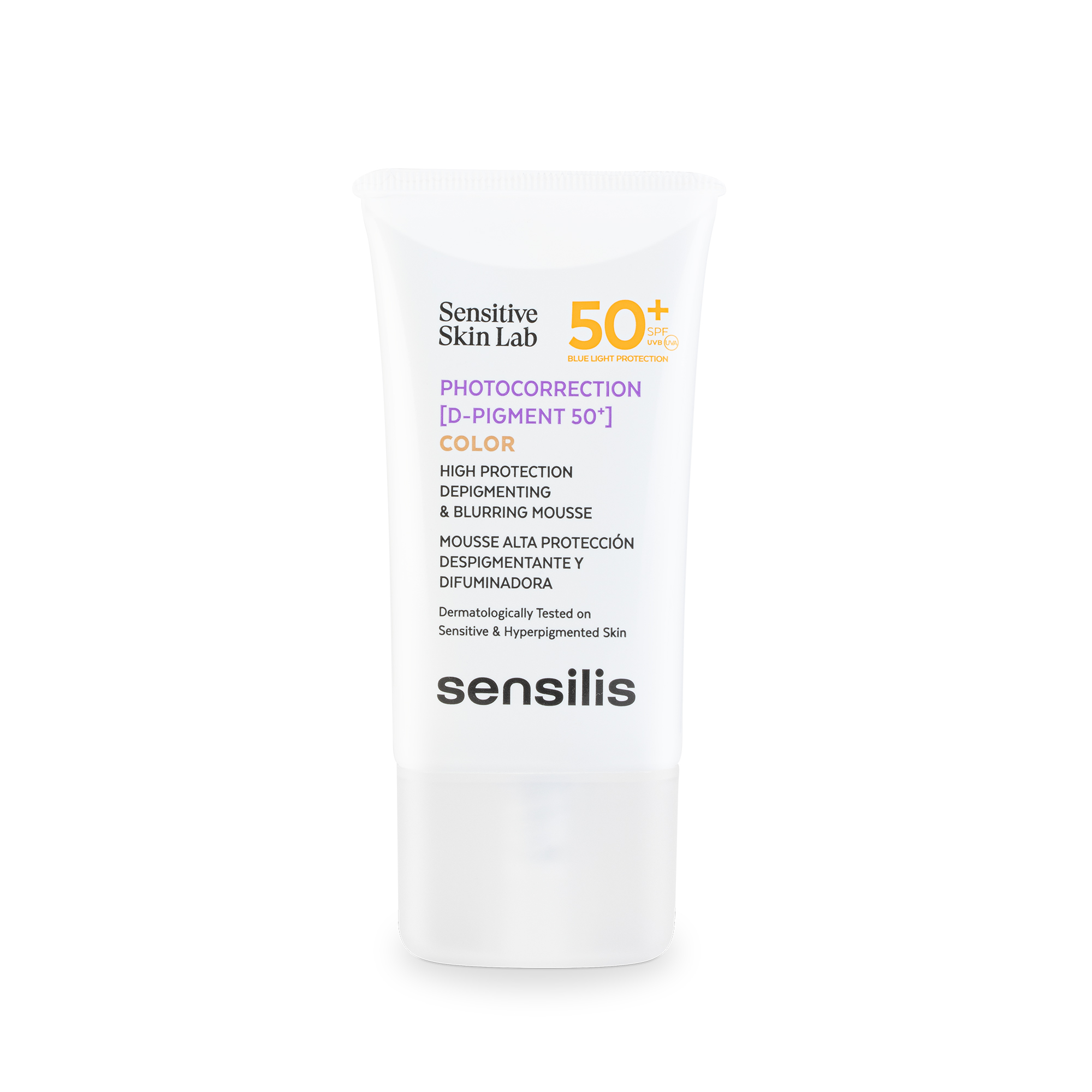 Sensilis Photocorrection wodoodporny krem-pianka ujednolicająca koloryt skóry do twarzy SPF50+, 40 ml