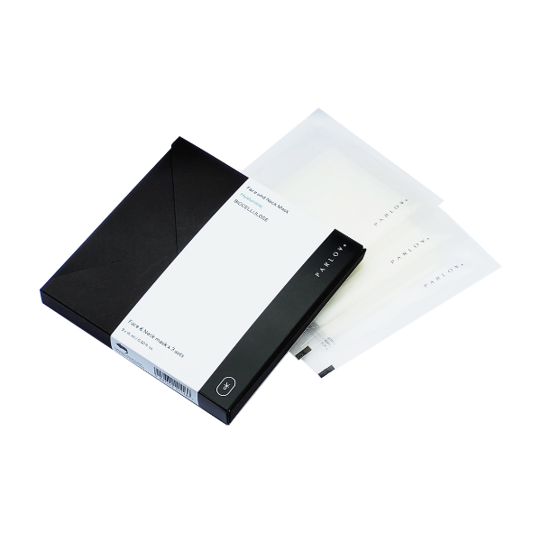 Parloy maska biocelulozowa hialuronowa - twarz i szyja, 3 szt./1 opak.