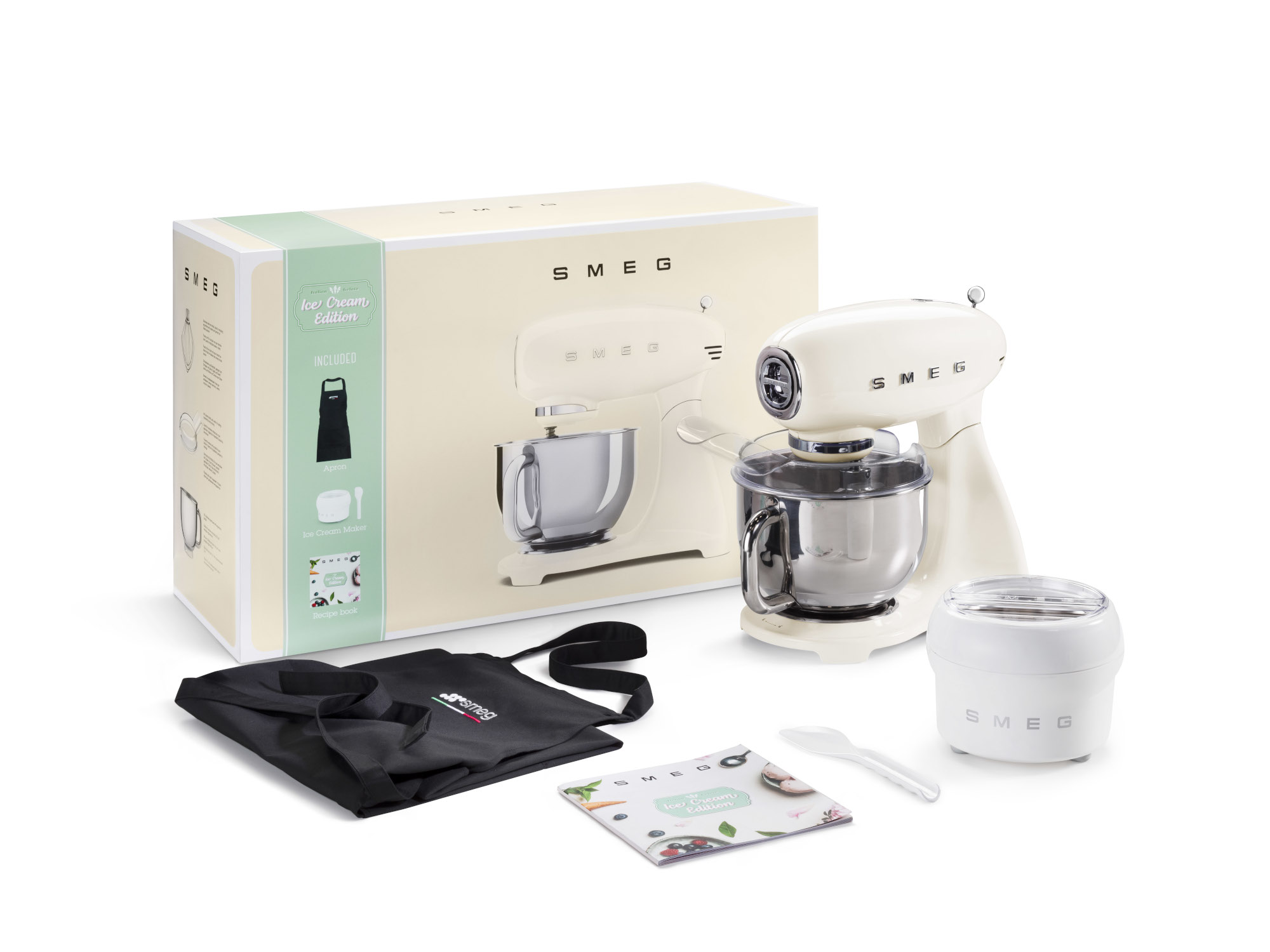 Smeg - Mikser planetarny 50's Retro Style SMF33CREU Kremowy