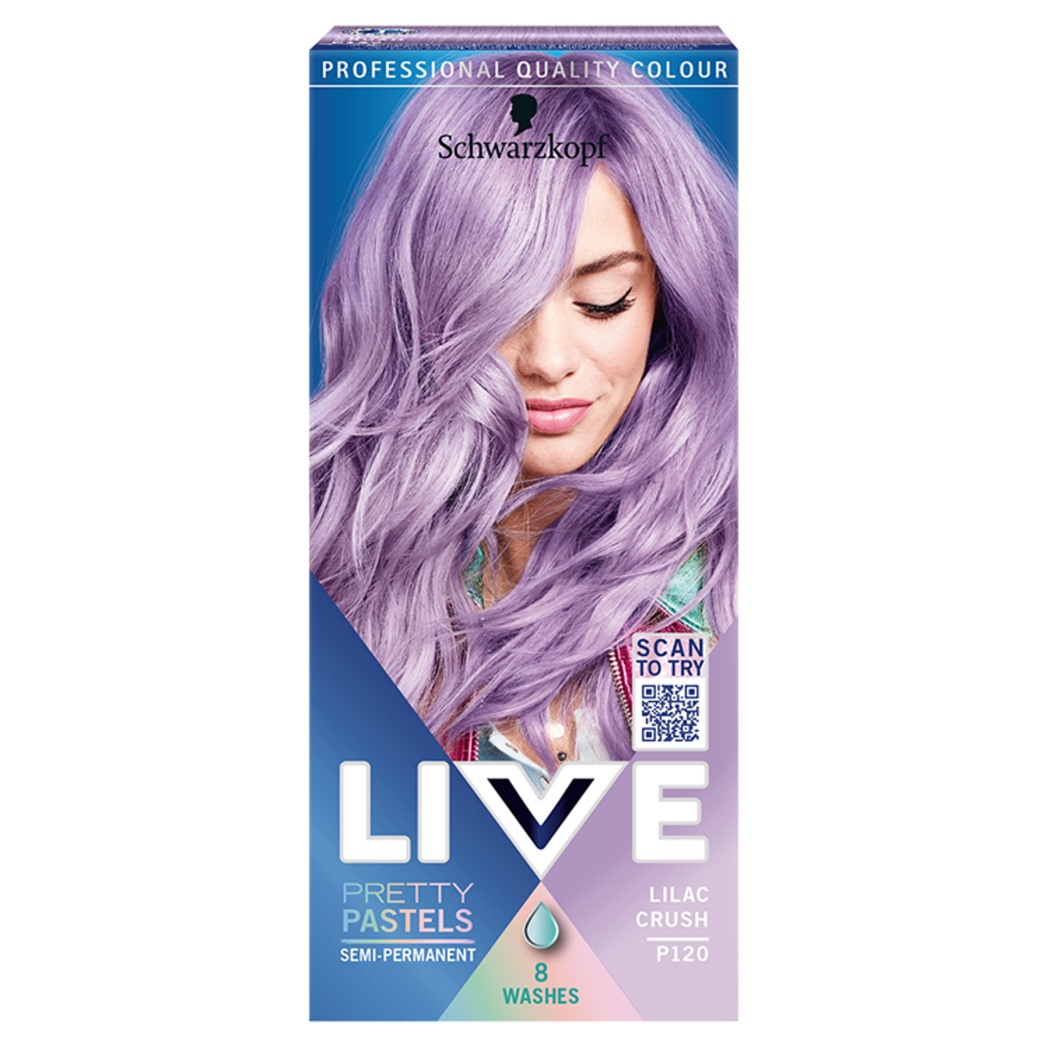 Live Pretty Pastels krem koloryzujący do włosów p120 (l120) lilac crush, 1 opak.