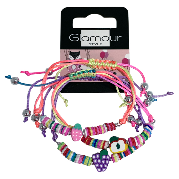 Glamour Kids bransoletka dla dzieci, 3 szt./1 opak.