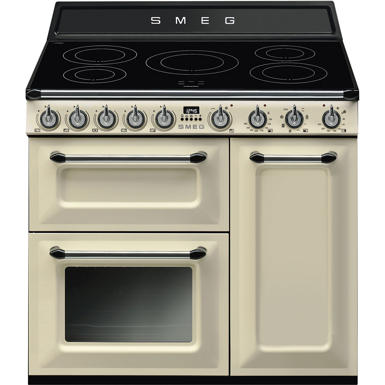 Smeg - Kuchnia wolnostojąca Victoria TR93IP2 Kremowa
