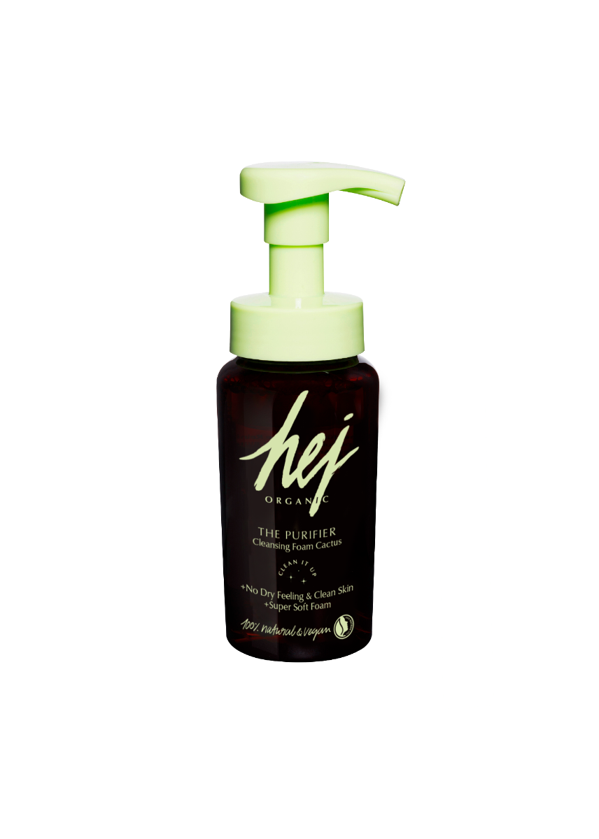 Hej Organic Cactus pianka oczyszczająca do twarzy, 150 ml
