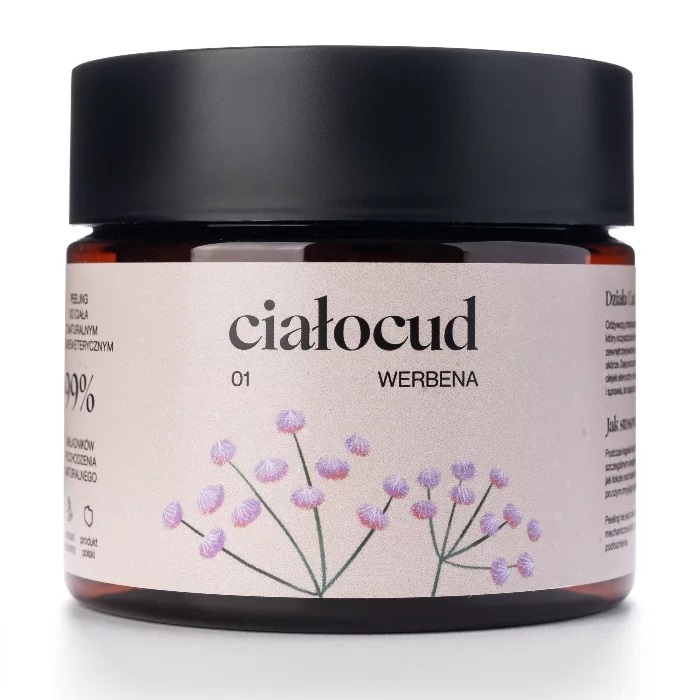 Ciałocud naturalny odżywczy peeling do ciała werbena, 250 g