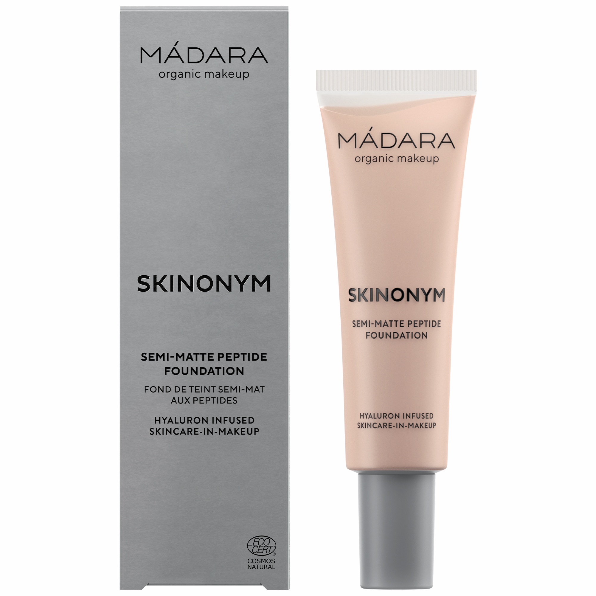Madara Skinonym półmatowy podkład peptydowy #30, 30 ml
