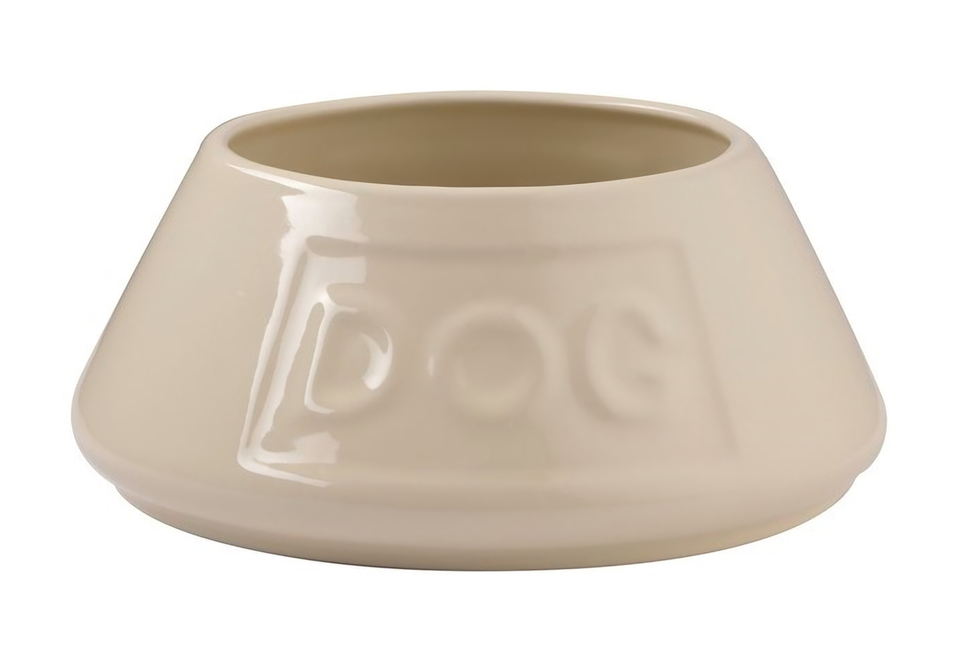 Mason Cash - Miska dla psa Non Tip Lettered 21 cm Kremowa