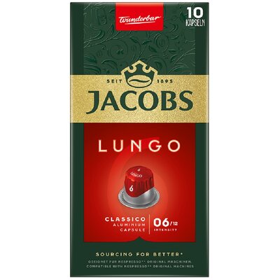 Kapsułki JACOBS Lungo Classico 6 do ekspresu Nespresso