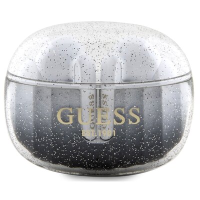 Słuchawki dokanałowe GUESS Glitter Gradient GUTWSHDGKEEK Wodoodporne Czarny