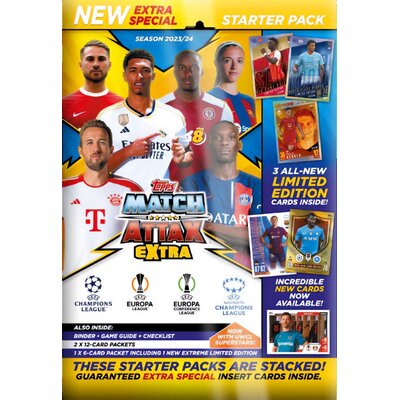 Karty TOPPS Match Attax Extra Zestaw startowy