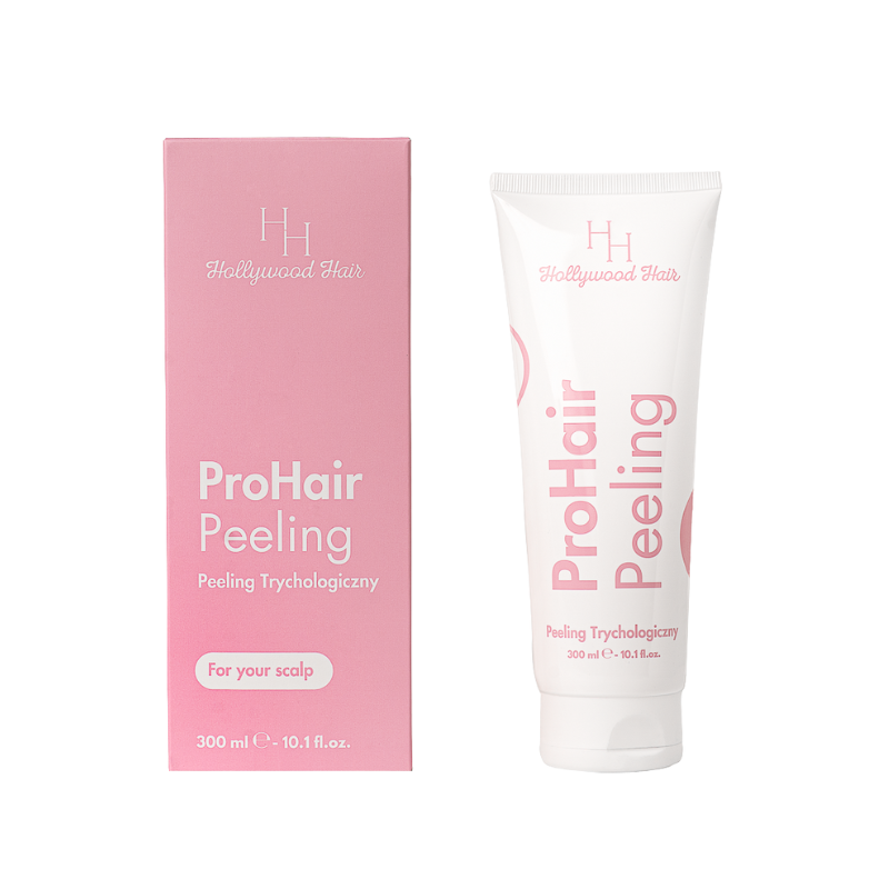 Hollywood Hair ProHair trychologiczny peeling z solą morską, imbirem i żeń-szeniem, 300 ml