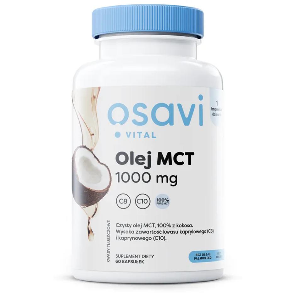 Osavi suplement diety olej MCT, 1000mg, 60 kaps./1 opak.