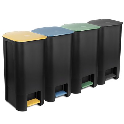 Kosz na śmieci do segregacji PRACTIC Bini 10104477 4x40L