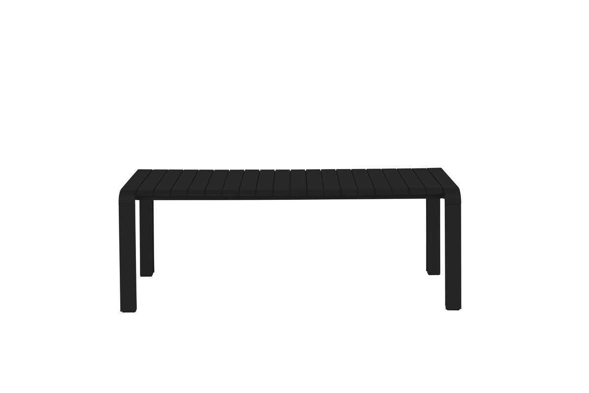 Zuiver - Ławka ogrodowa VONDEL 129,5 cm (czarna)