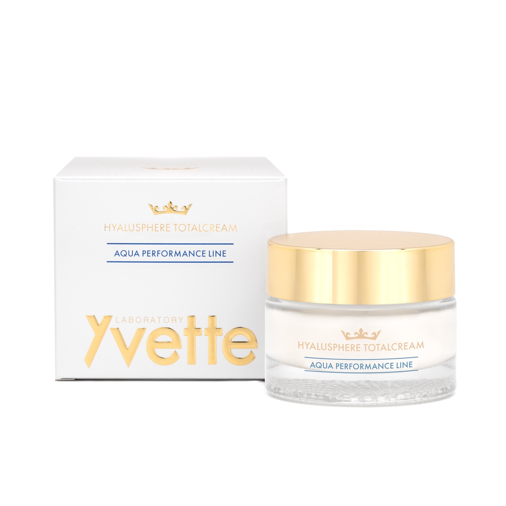 Yvette Aqua performance krem nawilżający do twarzy na noc ze sferycznym kwasem hialuronowym, 50 ml