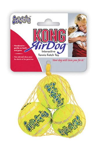 KONG® AirDog Squeakair - piłka tenisowa dla psa 3 szt