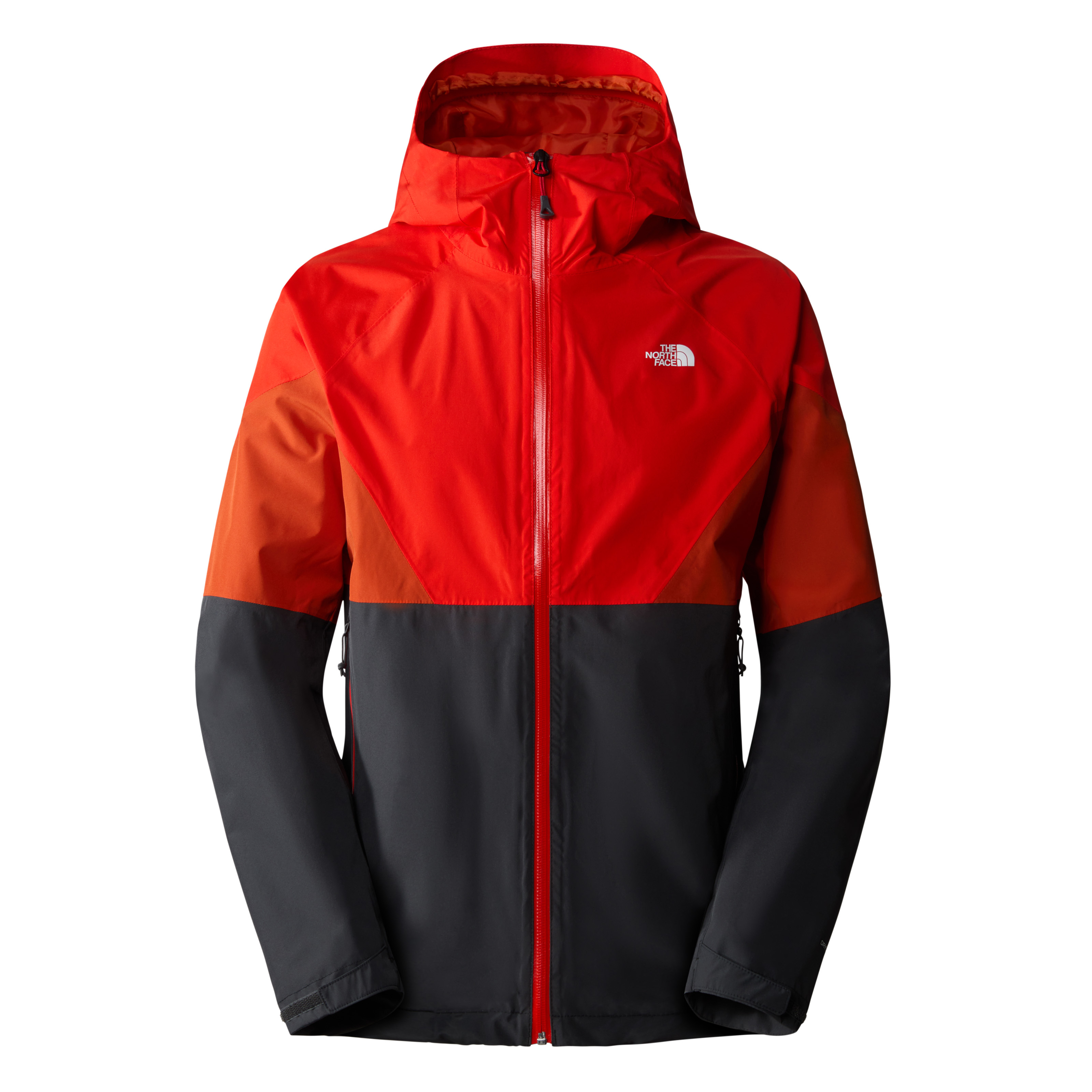 Męska kurtka przeciwdeszczowa The North Face Lightning asphalt grey/fiery red/rusted bronze - S
