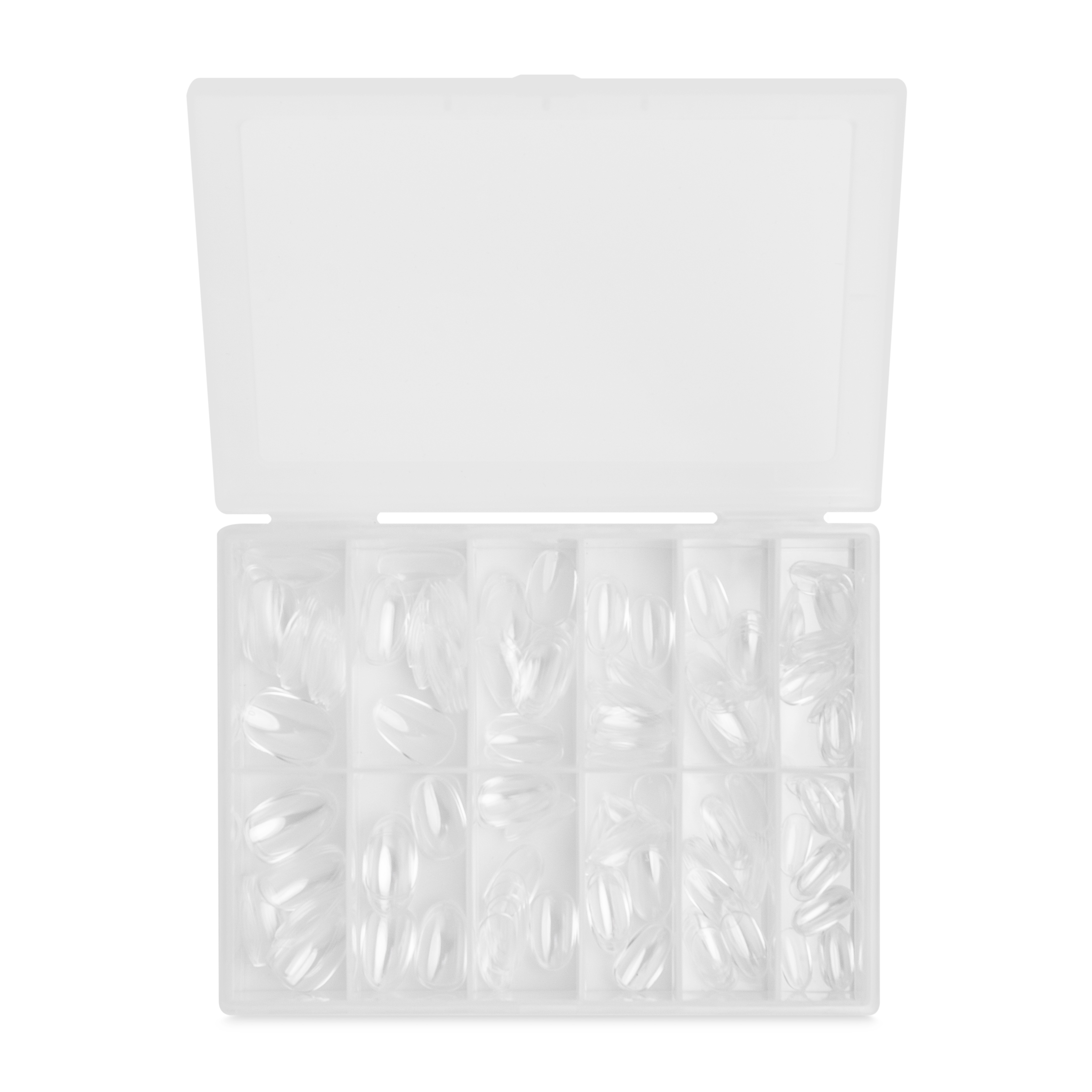 Mani King Instant Nails Full Cover Tips gotowe elastyczne paznokcie A13 naturalne, 240 szt./1 opak.