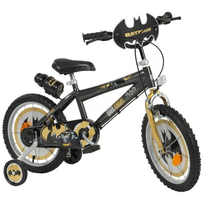 Rower dziecięcy TOIMSA Batman 16 cali dla chłopca Czarny