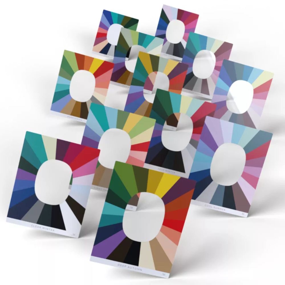 Many Beauty ramy do analizy kolorystycznej-zaawansowana analiza, 12 szt./1 opak.