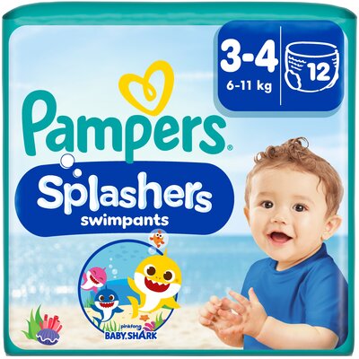 Pieluchomajtki PAMPERS Splashers Baby Shark 3 (12 szt.)