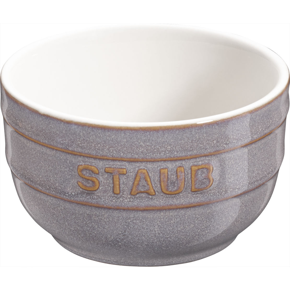 Staub - Mini ramekin okrągły Xs - Minis 2 szt. 200 ml antyczny szary