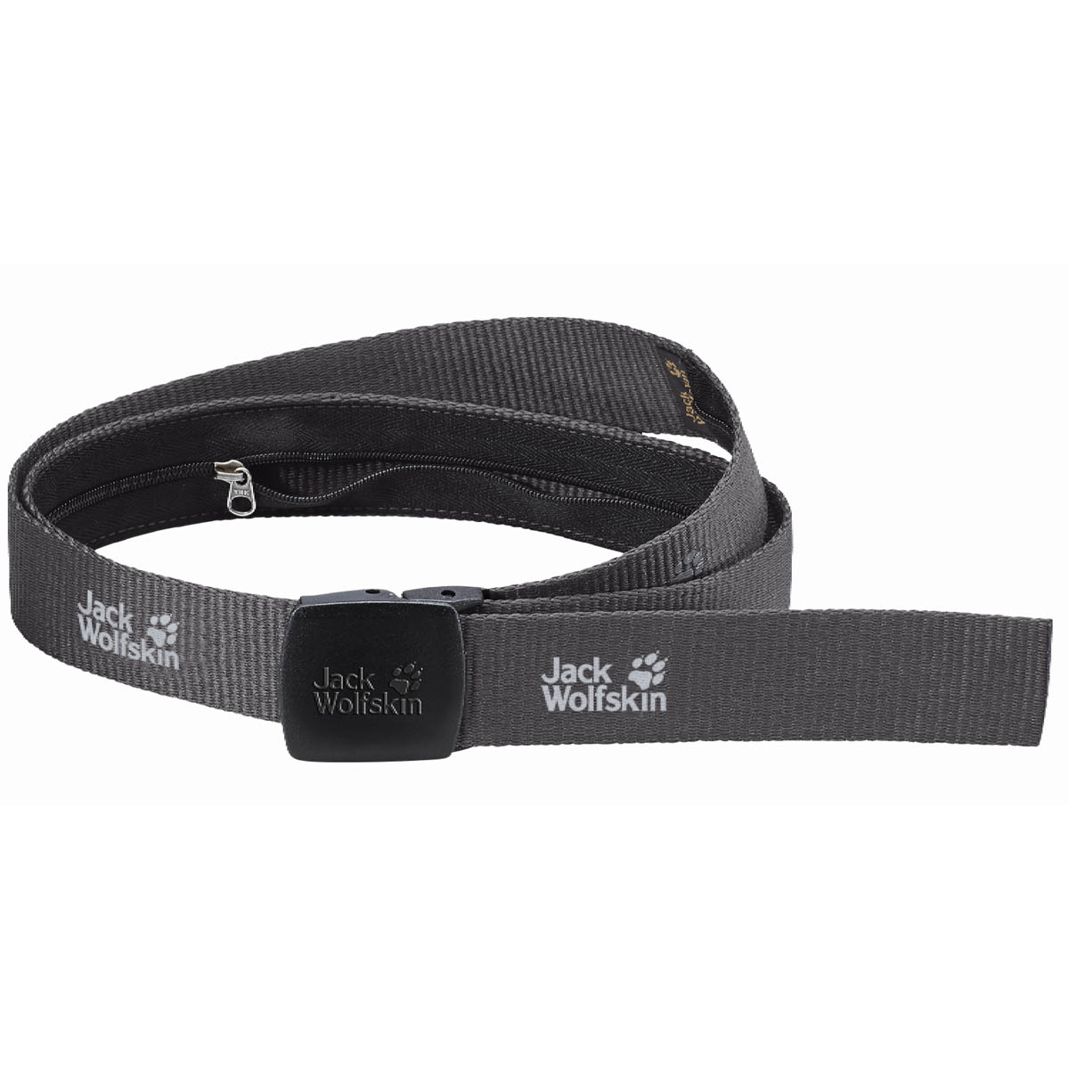 Pasek do spodni Jack Wolfskin SECRET BELT WIDE dark steel - ONE SIZE