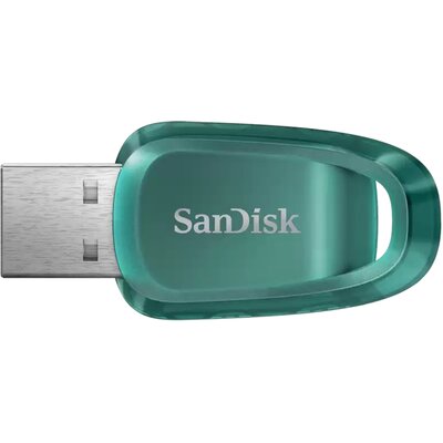 Pendrive SANDISK Ultra Eco 128GB, USB 3.2 Gen. 1 (USB 3.0), Odczyt 100 Mb/s Zielony