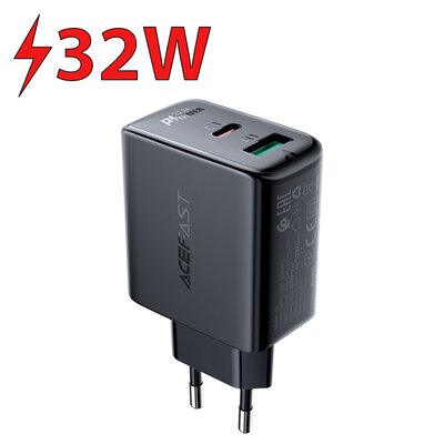 Ładowarka sieciowa ACEFAST A5 32W Czarny