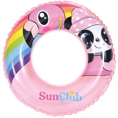 Koło dmuchane SUN CLUB Panda 35028 Różowy