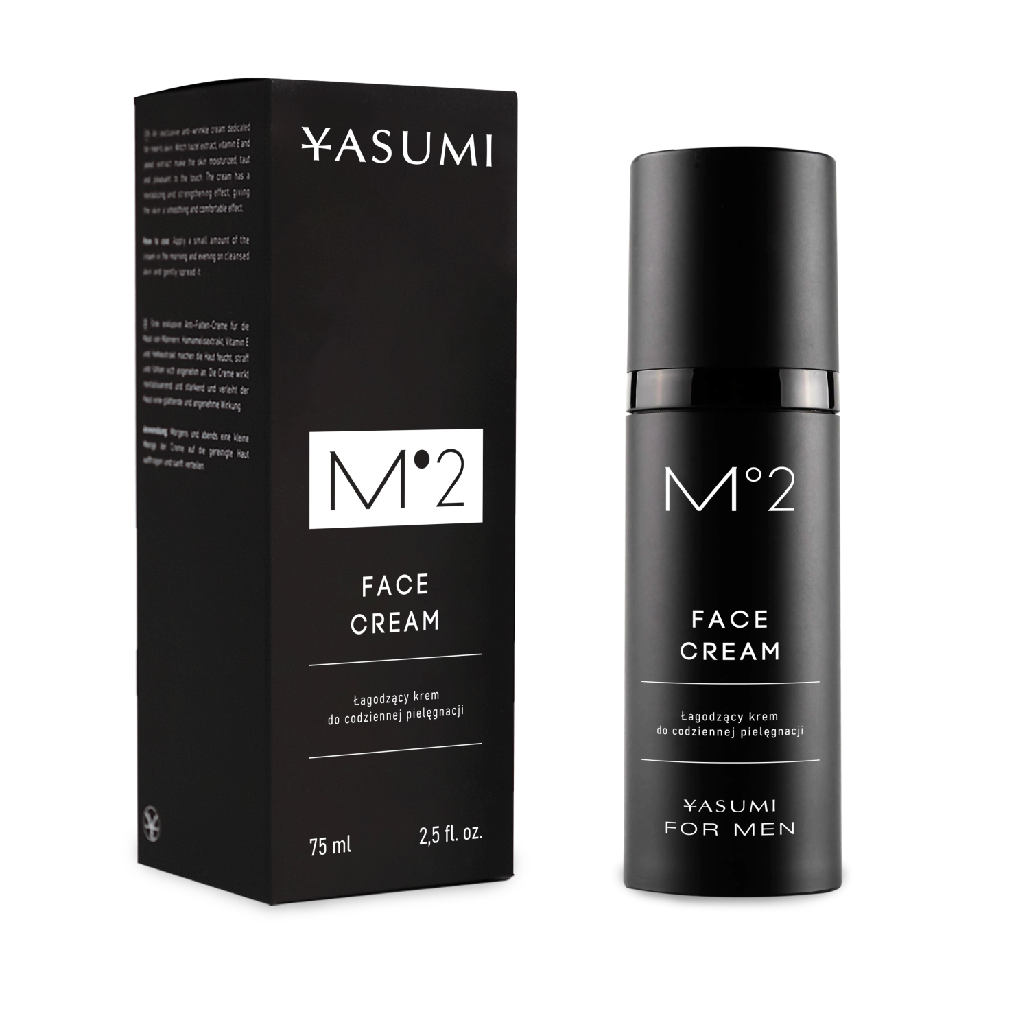 Yasumi M2 For Men krem-żel po goleniu do twarzy, 75 ml