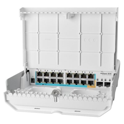 Switch MIKROTIK netPower 15FR Fast Ethernet, 18 portów, Funkcja PoE, Zarządzalny