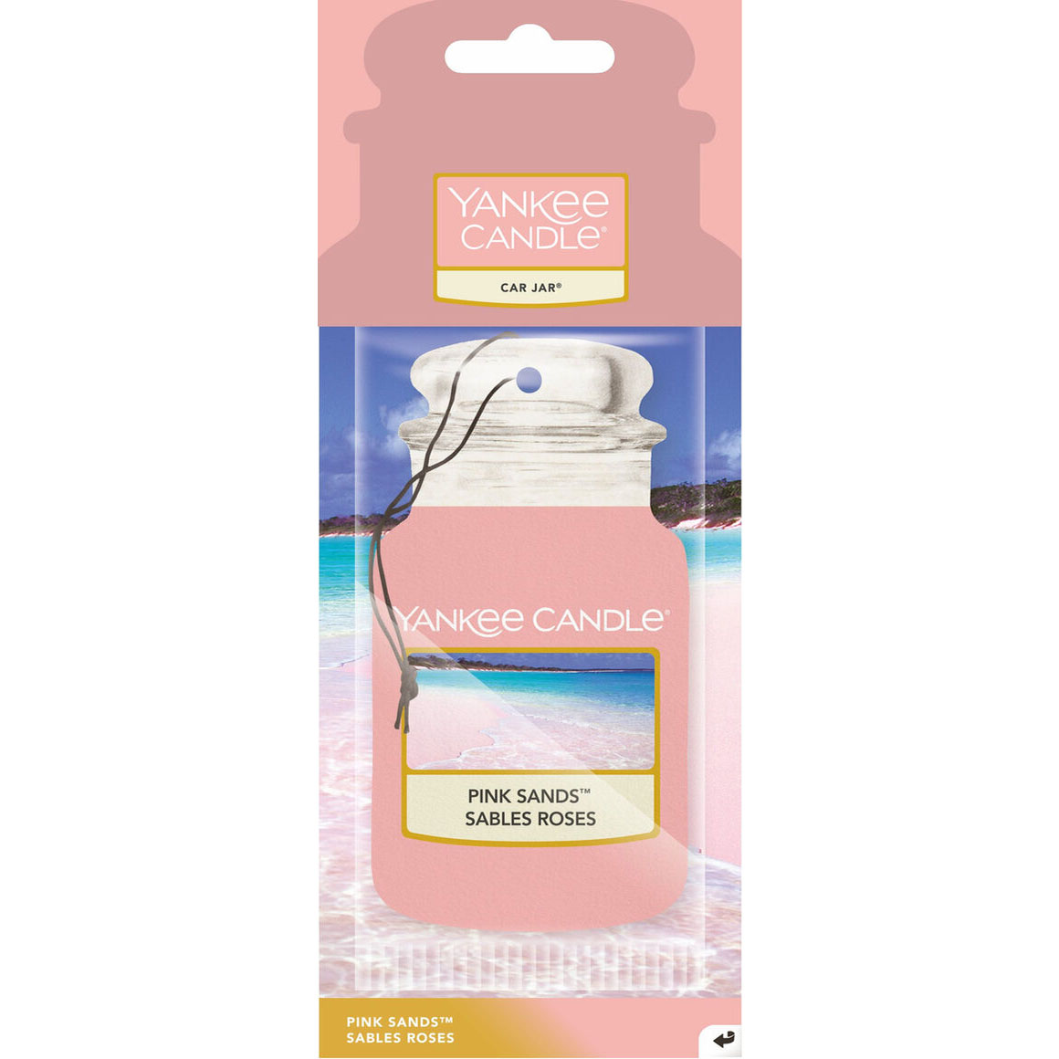 Yankee Candle Pink Sands zapach samochodowy, 12 g