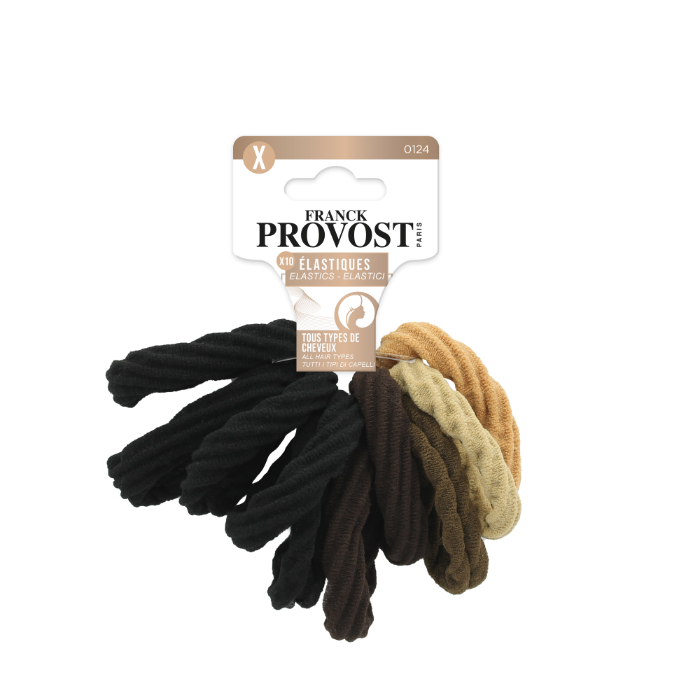 Franck Provost frotki do włosów, 10 szt./1 opak.