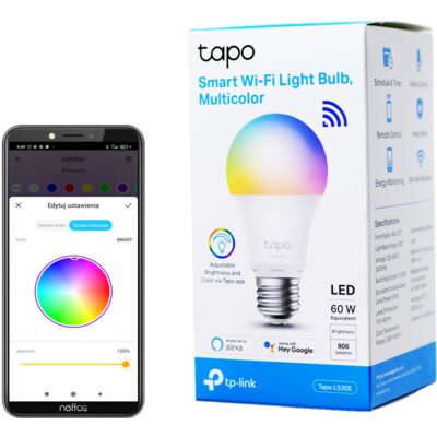 Inteligentna żarówka LED TP-LINK Tapo L530E 8.7W E27 WiFi