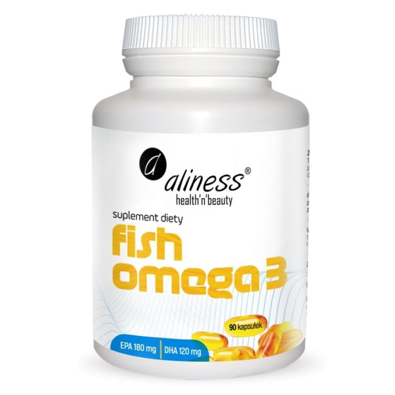 Aliness Fish Omega-3 suplement diety, 90 kaps./1 opak.