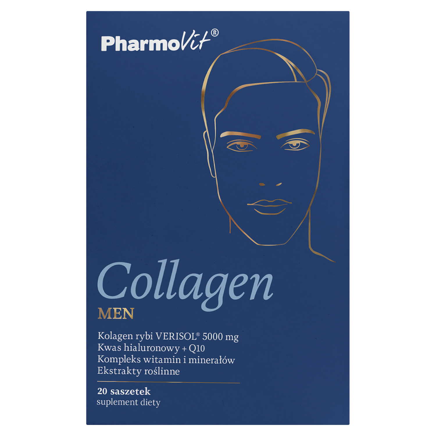 Pharmovit Collagen Men suplement diety w saszetkach, 2 szt./1 opak.