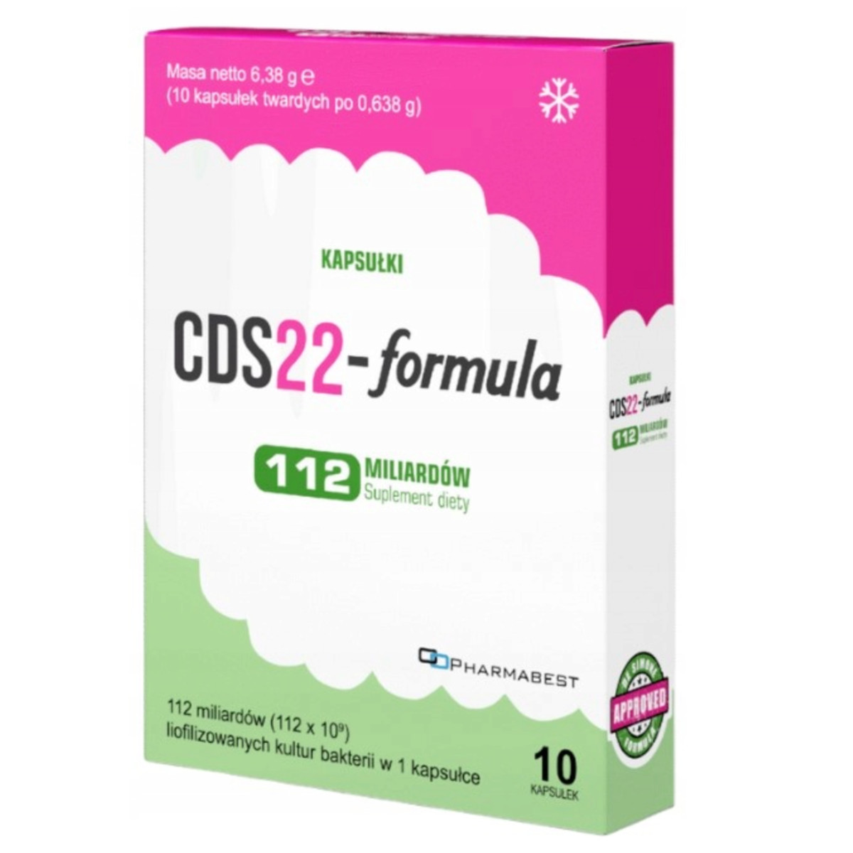 Pharmabest CDS22-formula 112 miliardów suplement diety, 10 kaps./1 opak.