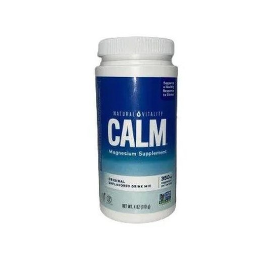 Natural Vitality suplement diety magnez, Bezsmakowy, 113 g