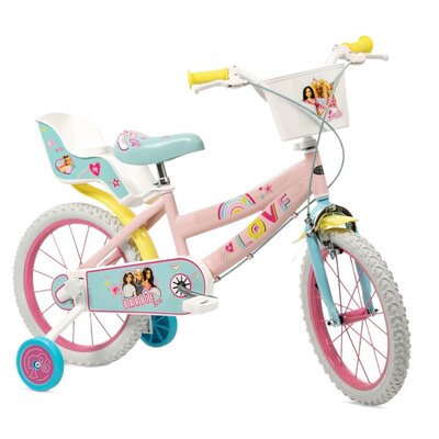 Rower dziecięcy TOIMSA Barbie 16 cali dla dziewczynki Różowy
