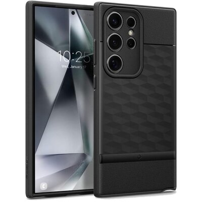 Etui SPIGEN Caseology Parallax do Samsung Galaxy S24 Ultra Czarny mat